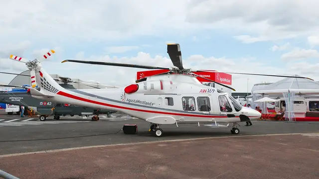 Leonardo AW169 helicopter