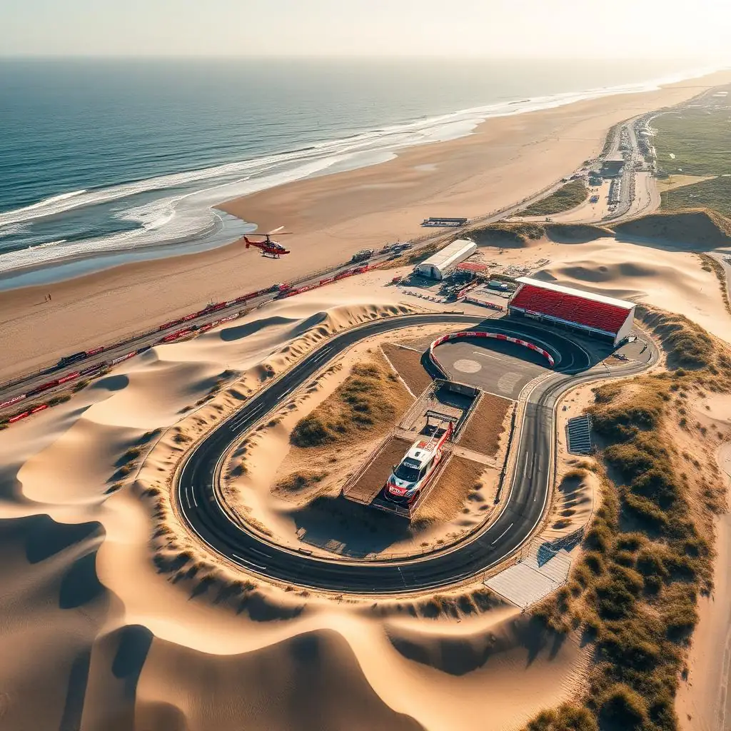 Dutch Grand Prix (Zandvoort) — private helicopter transfer from AMS to Zandvoort