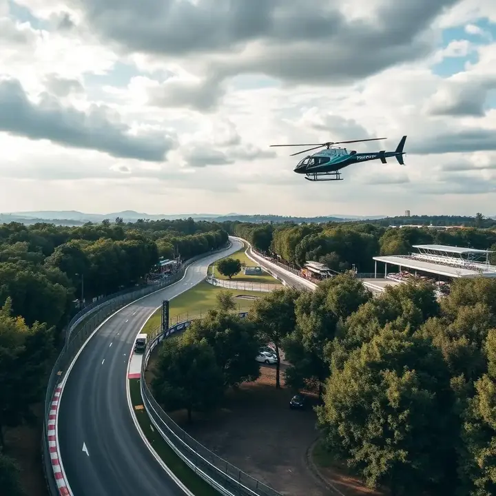 Italian Grand Prix (Monza) — private helicopter transfer from LIN to Monza