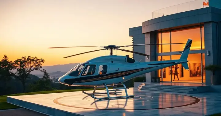 Art Basel Paris — private helicopter transfer from LBG to Paris