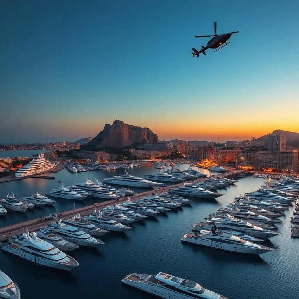 Monaco Yacht Show — private helicopter transfer from NCE to Monaco