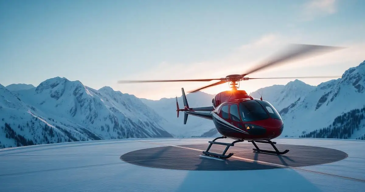 Courchevel Ski Week — private helicopter transfer from GVA to Courchevel